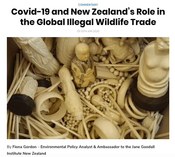 Covid-19 and New Zealand’s Role in the Global Illegal Wildlife&nbsp;Trade