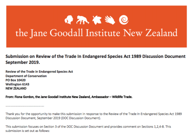 SUBMISSION ON TIES ACT REVIEW